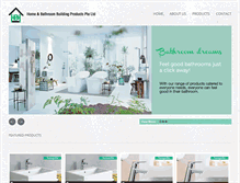 Tablet Screenshot of homeandbathroom.com.sg